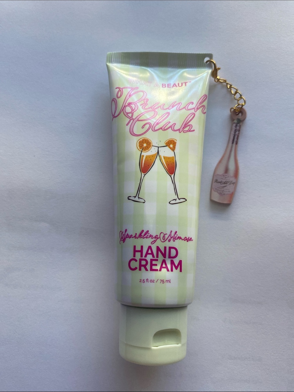 *CLOSET CLOSING* 10 for $10 WHAT A BEAUT Hand Cream w/Silicone Charm